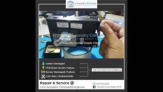 Repair & Service | Commercial Laundry Coin Acceptor Greenwald Digicoin