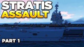 STRATIS ISLAND ASSAULT [Part 1] - ARMA 3 Zeus