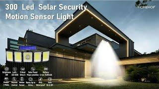 Solar LED Sensor Lights With Motion Sensor For Home (Waterproof, Cool White)