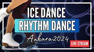 Junior Ice Dance Rhythm Dance | Ankara 2024 | #JGPFigure