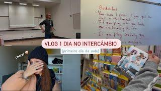 VLOG 1 DIA NO INTERCÂMBIO!  teve choro?