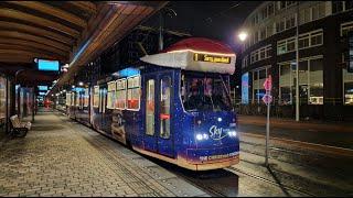 Out of Service to the Depot Lijsterbes with the Sky Radio Christmas tram | tramdriver POV | 2024