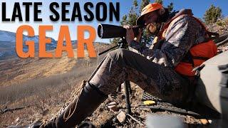 Brady Miller's 2020 Late Season Elk Gear List