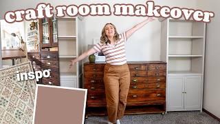 Giving my new craft room a MAJOR transformation 