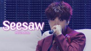 [HD] BTS (방탄소년단) SUGA - Seesaw [LIVE Performance] Tokyo Dome