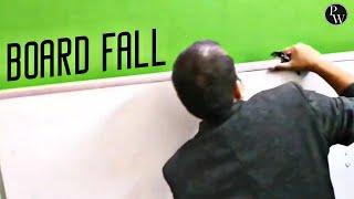 Alakh Pandey Board Fall During CLASS | Struggle to SUCCESS | Physics wallah | Behind The scene