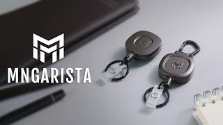 Metal retractable Keychain which  is the customer  expected | MNGARISTA