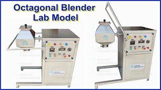 Octagonal Blender Lab Model,  Small Powder Mixer Machine