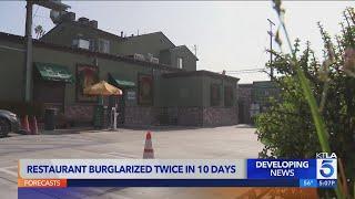 Iconic L.A. restaurant burglarized twice in 10 days