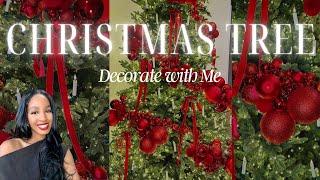 2024 Christmas Decorate with Me | Classic Red Christmas with a Modern Twist 