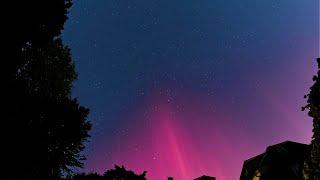 Aurora Borealis in Massachusetts Timelapse During Perseids Meteor Shower