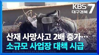 산재 사망사고 2배 증가…소규모 사업장 대책 시급 / KBS  2025.03.11.