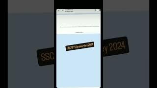 SSC MTS Answer key 2024 LINK: https://ssc.digialm.com/EForms/configuredHtml/32874/89696/login.html