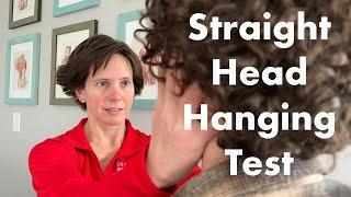 Straight Head Hanging Test to Diagnose Anterior Canal BPPV