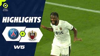 PARIS SAINT-GERMAIN - OGC NICE (2 - 3) - Highlights - (PSG - OGCN) / 2023-2024