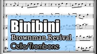 Binibini Cello Trombone Sheet Music Backing Track Play Along Partitura