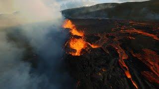 Super passionate pilot raises the stakes by flying drone over ACTIVE VOLCANO! || WooGlobe