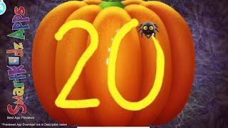 123 Counting and Tracing | Learn Writing Numbers with this cute hairy Spider in Yum-Yum Numbers