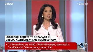 Vreme extremă în Europa: Mai multe zone din Grecia sunt sub zăpadă. A fost emis Cod roșu în două țăr