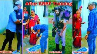 CRPF  Coming Home After Training || Soldiers  || Coming Home  || Happy Moment | Sitam Creation