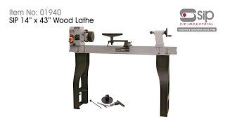 SIP Industrial Products | Item 01940 - 14" x 43" Wood Lathe