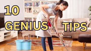 10 * GENIUS * Tips For The BEST CLEANING ROUTINE | The Big Sweep