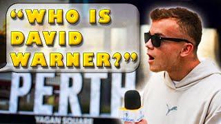 I Investigated if Cricket is Dying in Australia | Asking Perth if they know David Warner | *SAD*