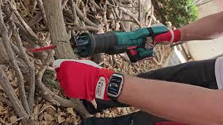 HYCHIKA Cordless Brushless 18V Reciprocating Saw, some cutting tests