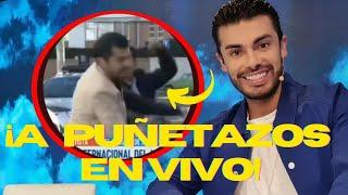 Joseph Jaldín se agarra a golpes en vivo con un vecino de Red Uno