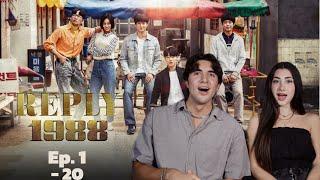 REPLY 1988 Ep. 1 - 20 K-Drama REACTION/REVIEW!!