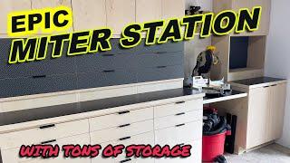 Epic Miter Station Build (Tons of Storage)