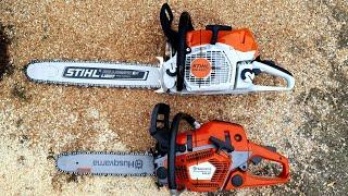 Stihl MS 462 | 1st Start | MS462 vs. 550 XP Mk2 | 72 vs 50 ccm