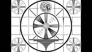 Indian head video test pattern with 1000hz tone