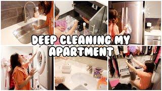 DEEP CLEANING MY ENTIRE APARTMENT | CLEANING MOTIVATION | SPEED CLEAN WITH ME