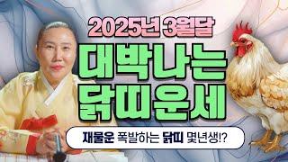 2025년 양력3월달 닭띠운세 "금전운 폭발하는 닭띠는 몇년생!?" #shorts  /보경당의 운세이야기