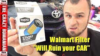 Walmart Supertech Oil Filter "WILL RUIN YOUR CAR" - a Quick Peek inside