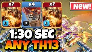 Th13 Zap Super Dragon Attack Strategy (2024) Best Town Hall 13 Super Dragon Army | Clash of Clans