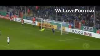 Fabian Klos | Amazing Volley Goal vs SV Sandhausen | DFB-Pokal | 14/15 [HD]