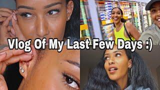 Vlog Of My last Few Days // Costco Run+ Giving Myself A Piercing!