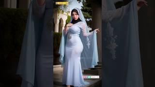 Stunning Asian Bride in Abaya with Hijab: AI Model LookBook #muslimbride #muslimbrides #muslimbridal