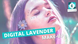 Create A Digital Lavender Make-up Effect in Pixlr E