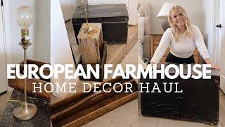 Home Decor Haul 2023 | Vintage Decor Haul 2023 | European Farmhouse Home Decor Haul 2023