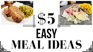 $5 DINNERS | 2 Quick Cheap Meal Ideas Made EASY! | PATTERSON FAMILY HOME