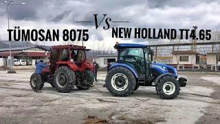 Tümosan 8075 ve New Holland Tt4.65 Çekişmesi #tümosan #newholland #traktor