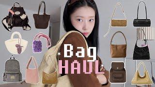 BAG HAUL 매일 들고 싶은,, MY NEW BAG 13가지 노트북 들어가는 보부상백부터 미니백, 백팩등등 다양하게! 구경와요‍️