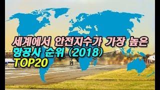 세계에서 안전지수가 가장 높은 항공사 순위 (2018) TOP20