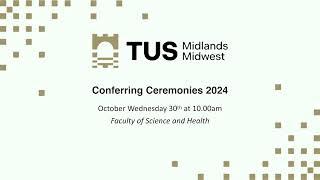 Midlands Conferring Ceremony for the Faculty of Science and Health