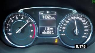 Subaru Forester XT 2016 - Acceleration 0-100 km/h (Racelogic)