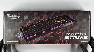 Quantum QHM9800 | Cheapest Mechanical Keyboard On Amazon |  Unboxing & Gaming test, ASMR.