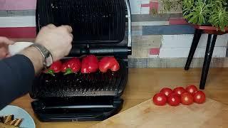 Овощи на гриле Tefal Optigrill GC712D34/712834